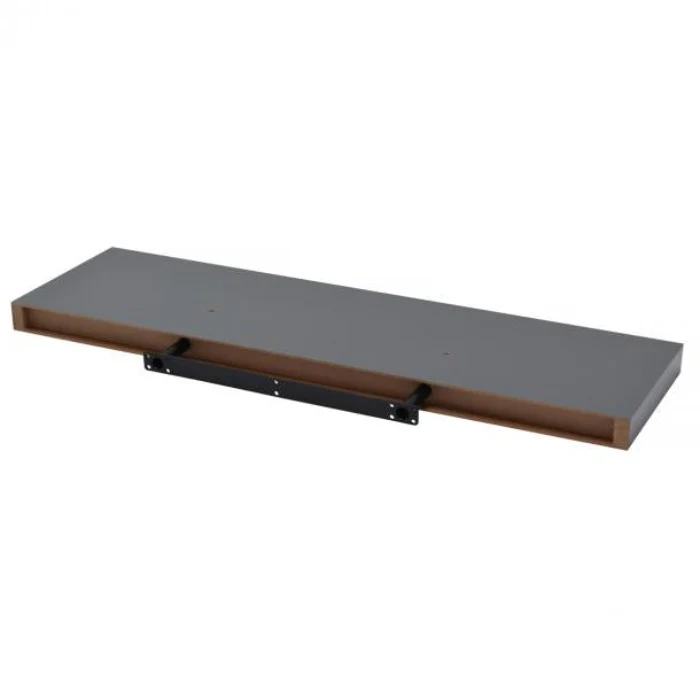 Duraline Floating shelf XL4 push fix grey 38mm 80x23,5cm - Image 2