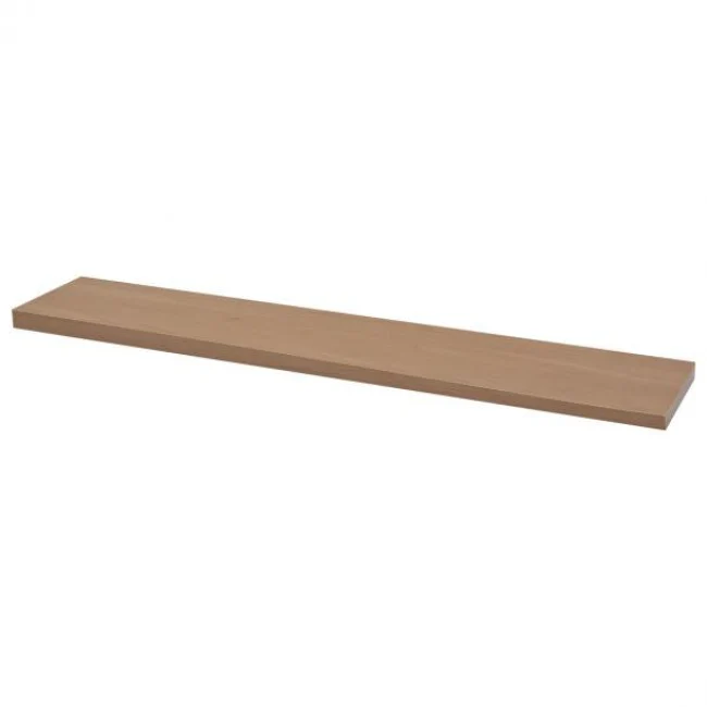 Duraline Floating Shelf XL4 Push Fix Knotty Oak 38mm 118x23,5cm