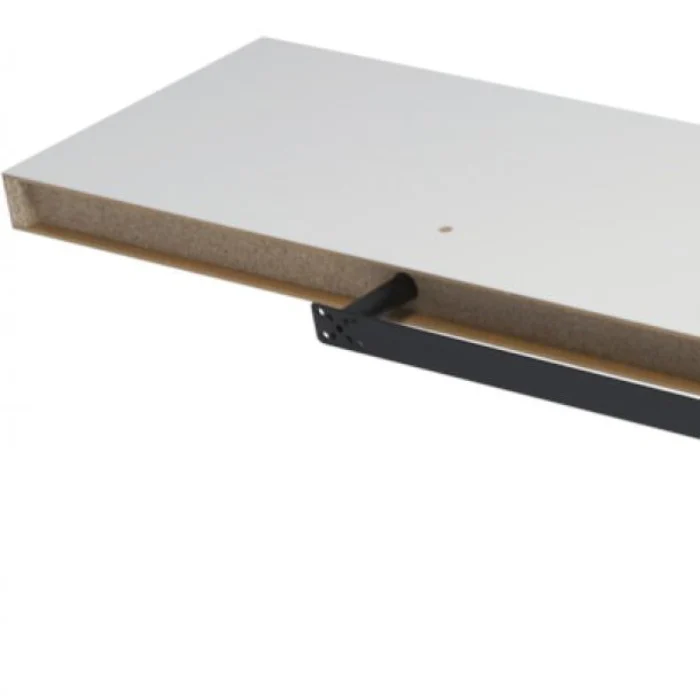 Duraline Floating shelf XL4 push fix white lacquered 38mm 118x23,5cm - Image 2