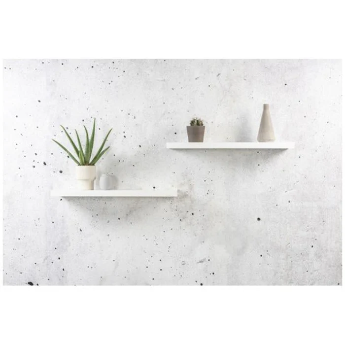Duraline Floating Shelf XL4 Push Fix White Lacquered 38mm 80x23,5cm - Image 4