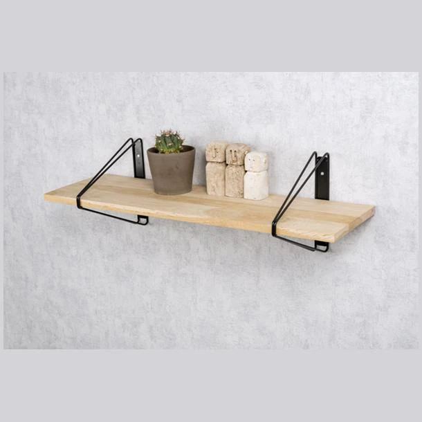 Duraline Shelf Bracket double high S/2 black 24x26,5cm - Image 3