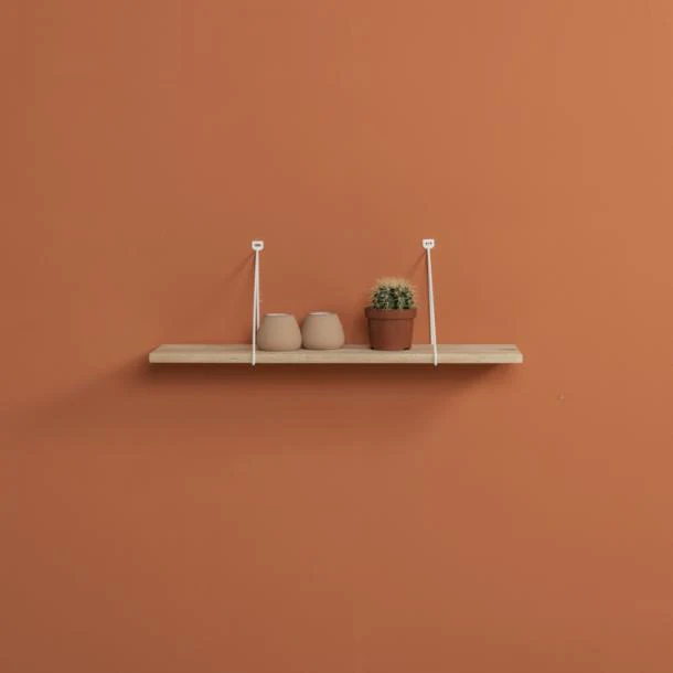 Duraline Shelf Bracket thin S/2 white 5mm 24x26,5cm - Image 3