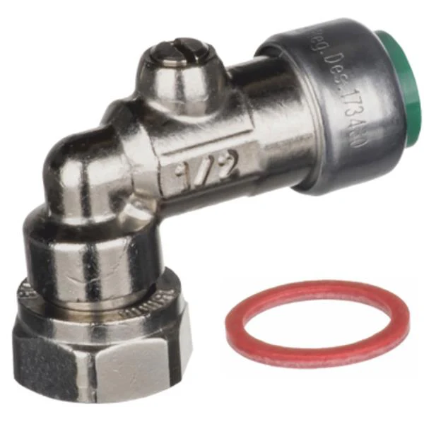 Easi Plumb 1/2" Pushtite Elbow Service Valve