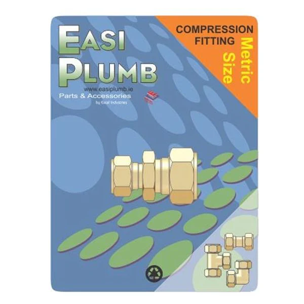 Easi Plumb 10 x 8mm Straight Coupling 610