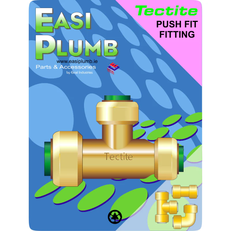 Easi Plumb 3/4" x 1/2" x 3/4" Tectite Unequal Tee T18