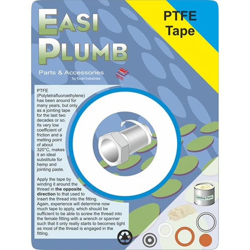 Easi Plumb PTFE Thread Seal Tape 12m