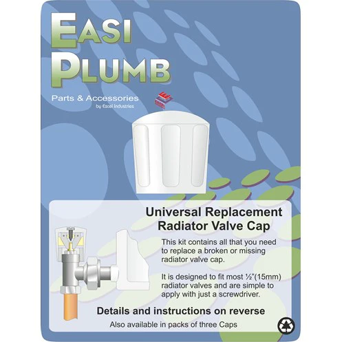 Easi Plumb Universal Replacement Radiator Valve Cap
