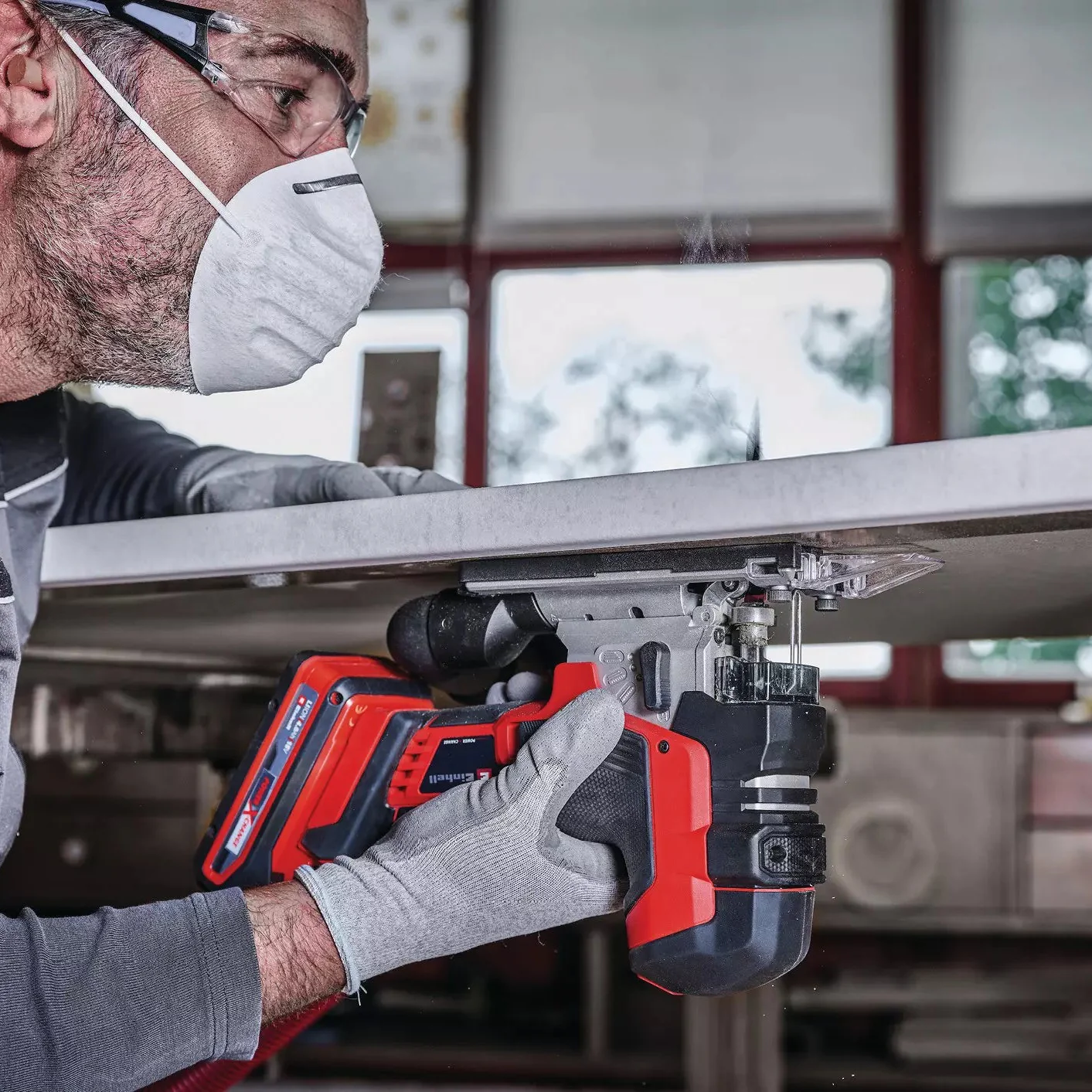 Einhell 18V 135mm Professional T Shape Brushless Jigsaw Bare - Image 3
