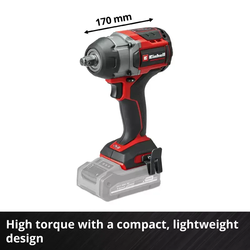 Einhell 18V 750Nm Professional Brushless 3 Speed Compact Impact Wrench Body Only - Image 3