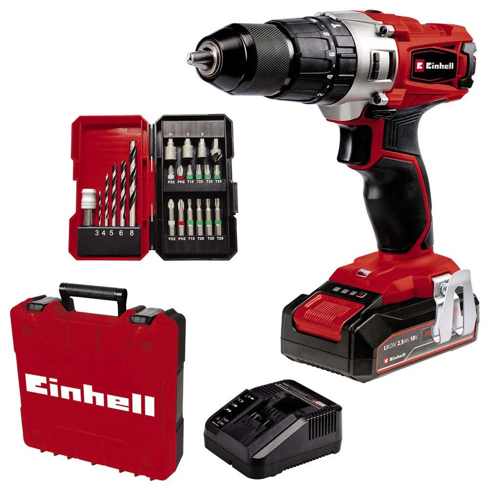 Einhell 18V 44Nm Combi Drill & Accessory - Kit