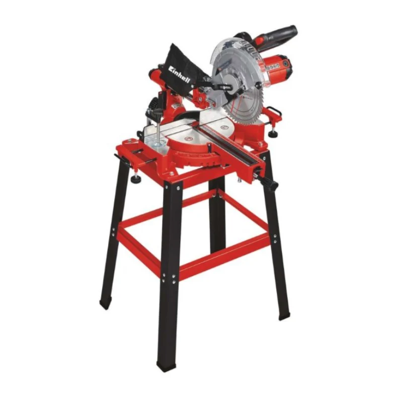 Einhell 1900W Single Bevel Sliding Mitre Saw with Stand _ Wired