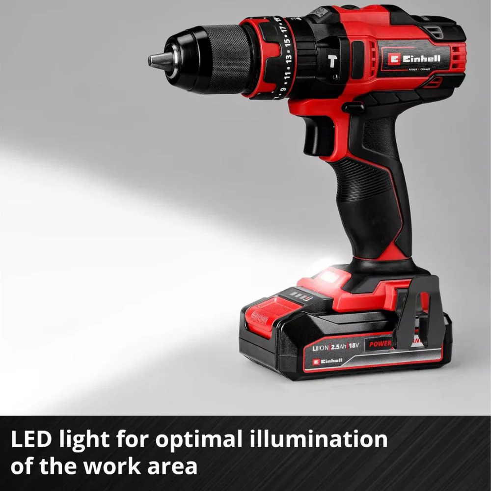 Einhell Power X-Change 18V Combi Drill Kit - Image 5