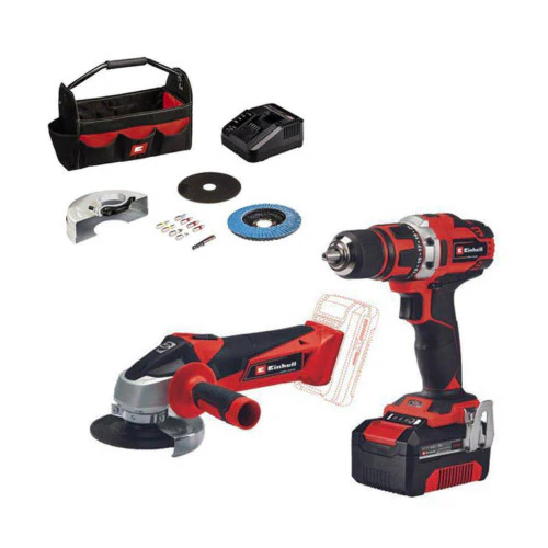 Einhell 18V Drill Driver & Angle Grinder - Kit