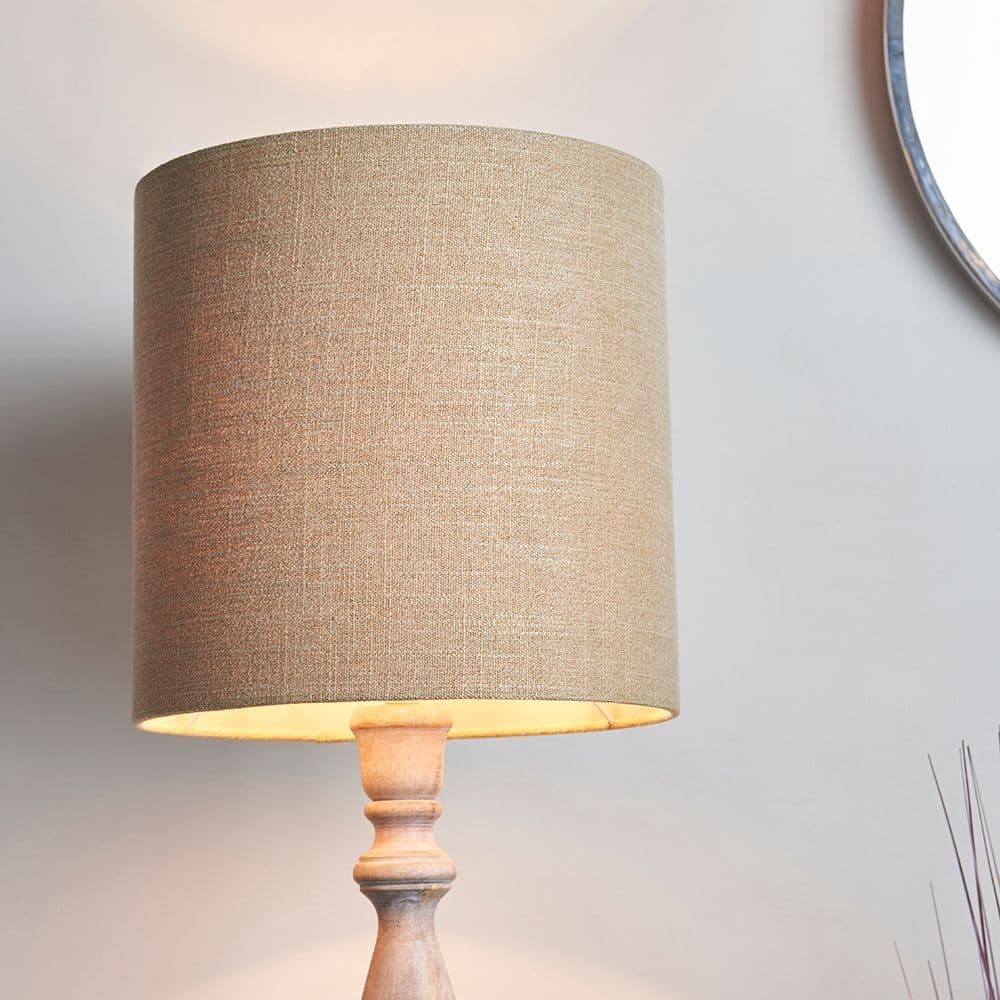 Endon Emma 12 Inch Weave Faux Shade - Image 2