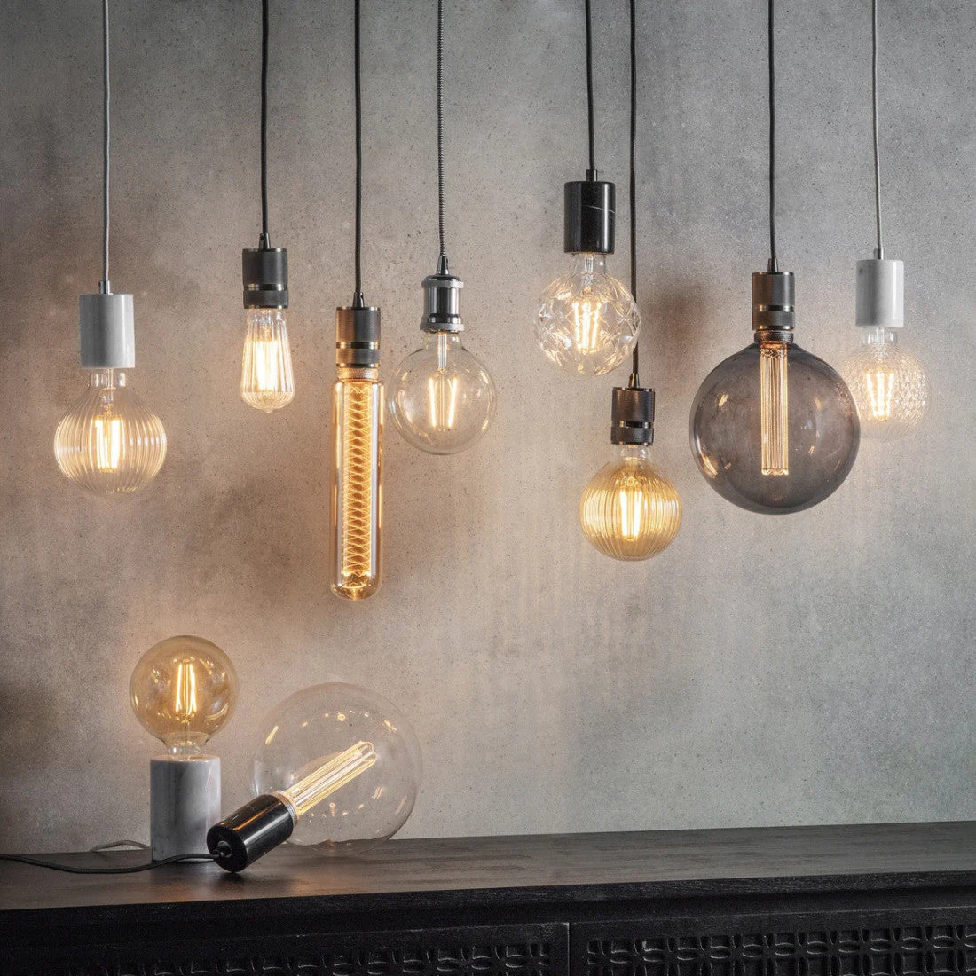 Endon Globe E27 LED Filament Bulb - Image 3