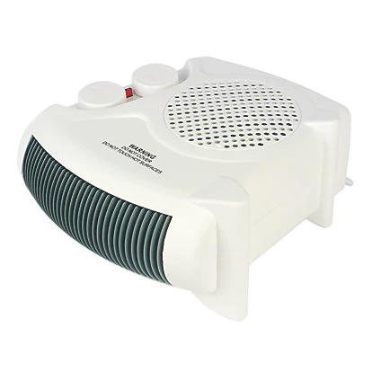 Essentials 2000W Electric Portable Fan Heater White - Image 2