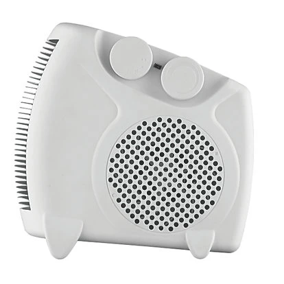 Essentials 2000W Electric Portable Fan Heater White - Image 3