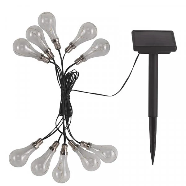 Eureka! Neon-esque Solar Lightbulbs - Set of 10 - Image 2