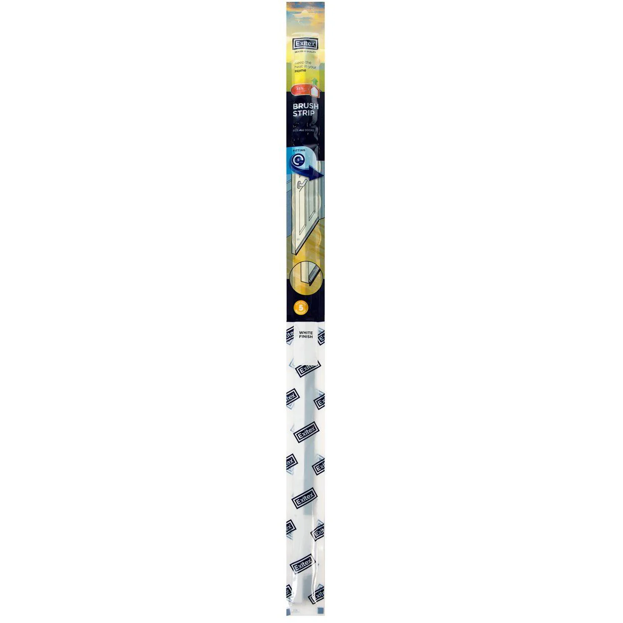 Exitex Brush Strip Draught Excluder - Image 2