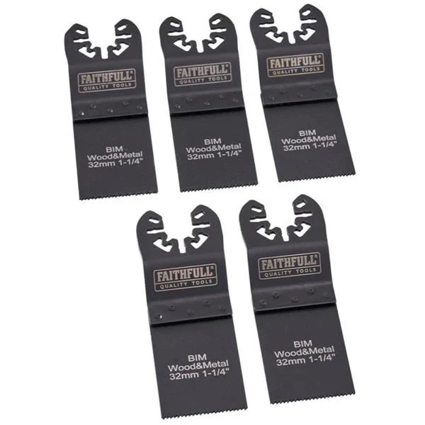 Faithfull 5 Piece Multi-Tool Blade Set