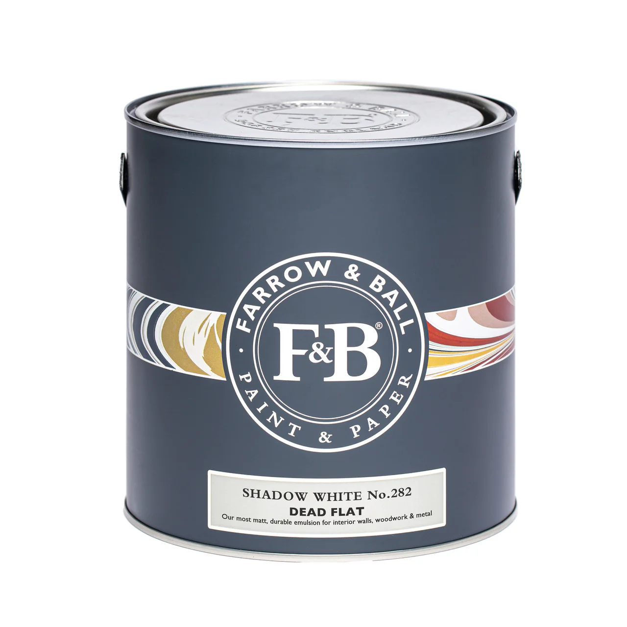 Farrow & Ball 2.5 Litre Dead Flat Shadow White 282