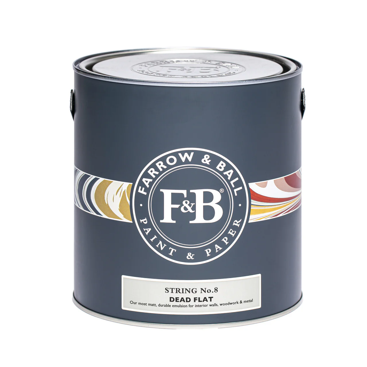 Farrow & Ball 2.5 Litre Dead Flat String 8