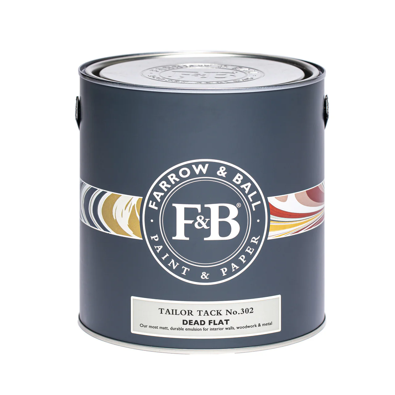 Farrow & Ball 2.5 Litre Dead Flat Tailor Tack 302