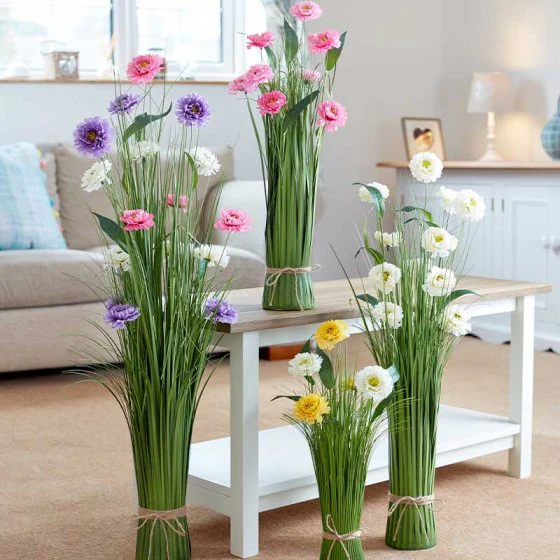 Faux Bouquet - Pearl Blooms, 70cm - Image 2