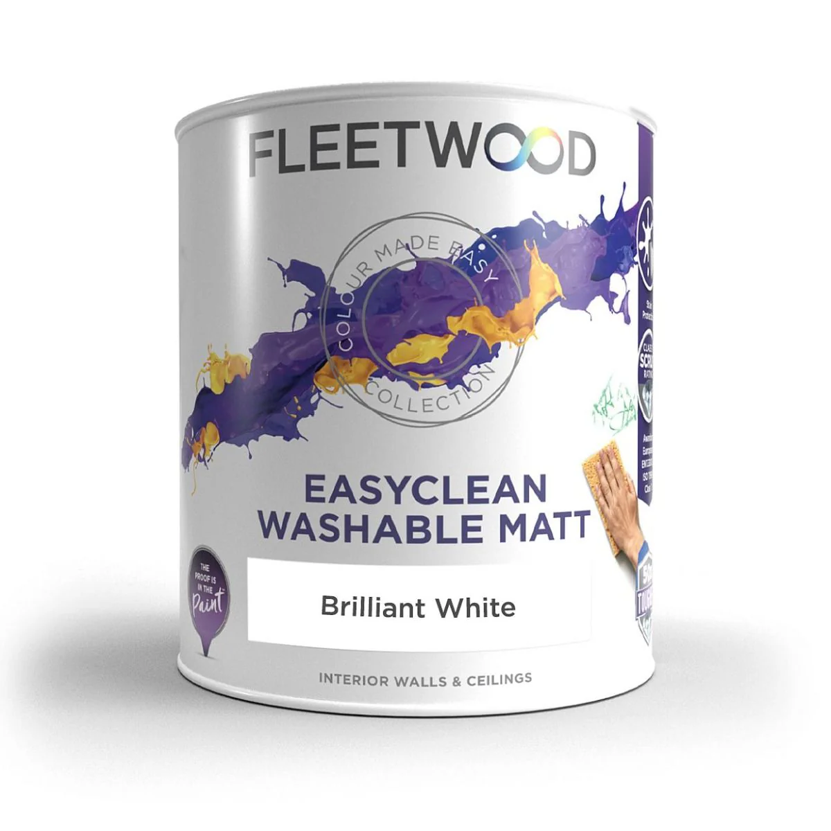 Fleetwood Easyclean Washable Matt - Brilliant White - Image 2