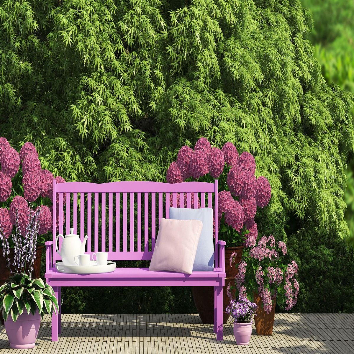 Fleetwood Super Flex Wood Paint - Heather Bell Satin 1L - Image 2