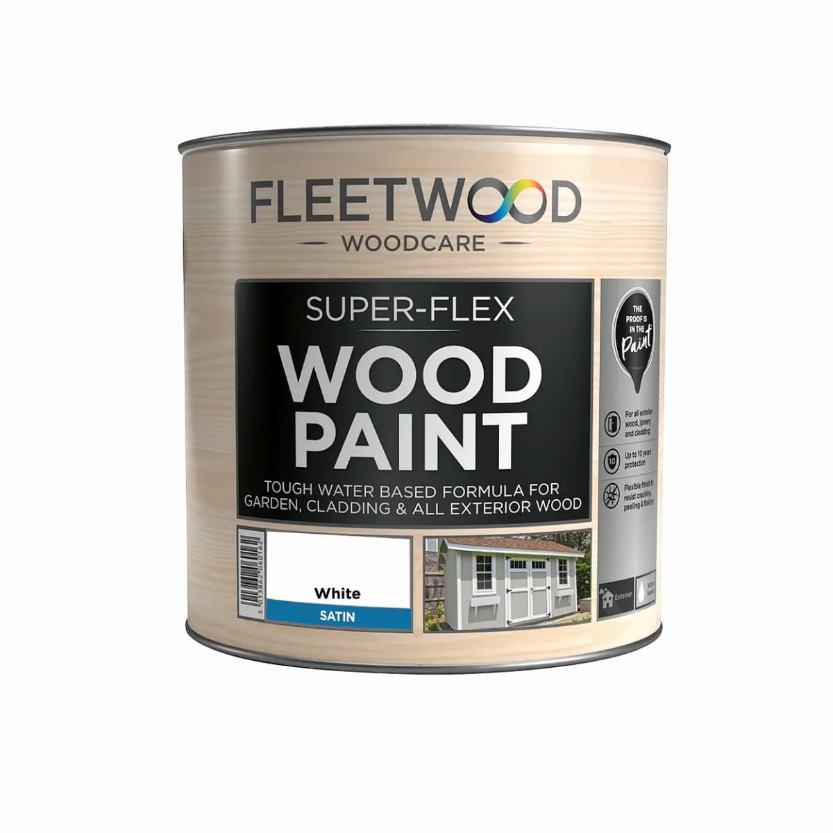 Fleetwood Super Flex Wood Paint - White Satin