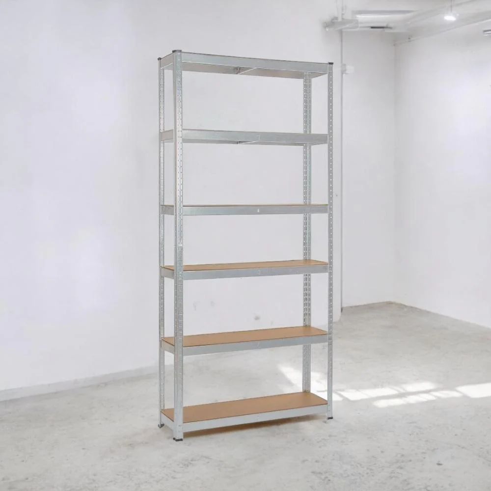 Galvanised Boltless Shelving 6 Shelves - Image 2