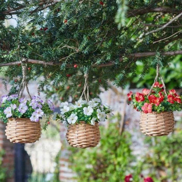 Garden Hanging Basket Bouquets - Blossom - Image 3