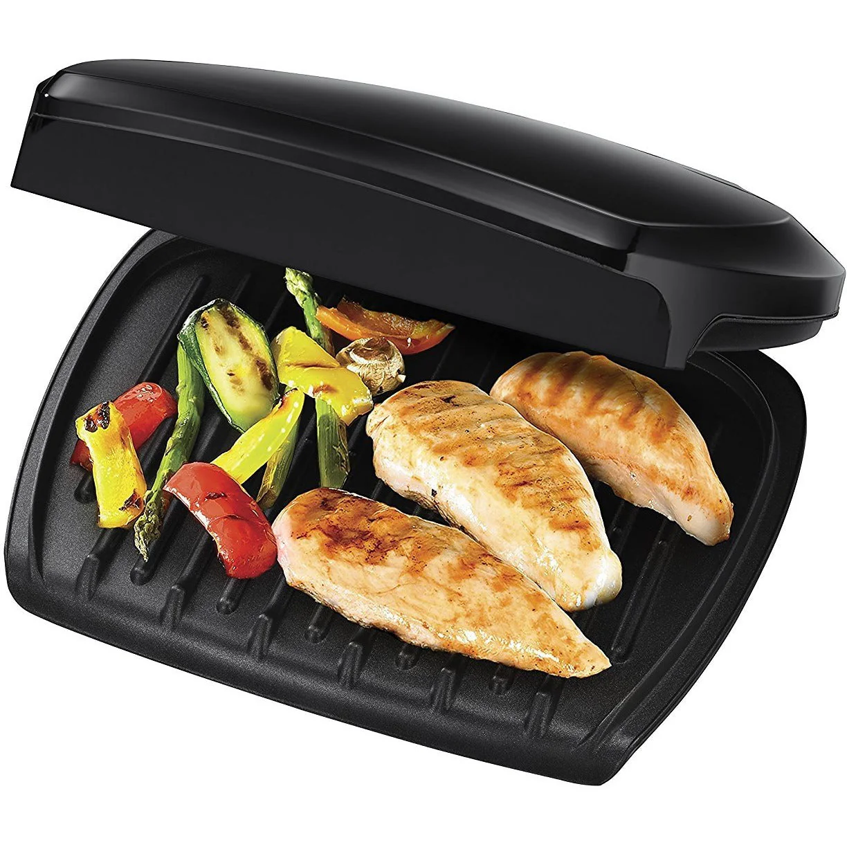 George Foreman 5 Portion Family Grill - Black - Image 3
