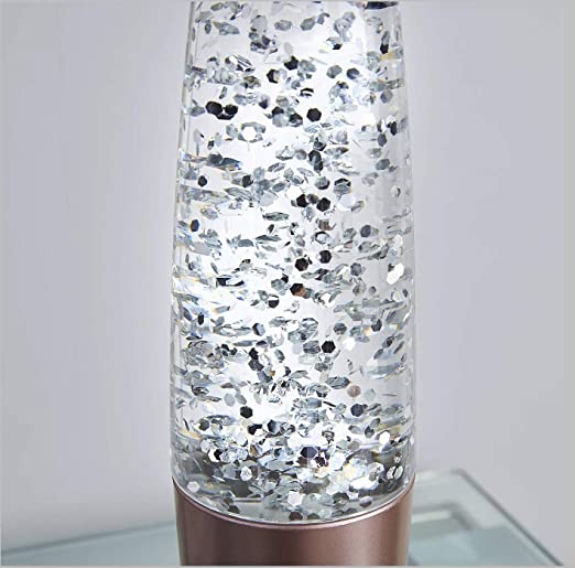 Glitter Lamp - Rose Gold LED - Image 2