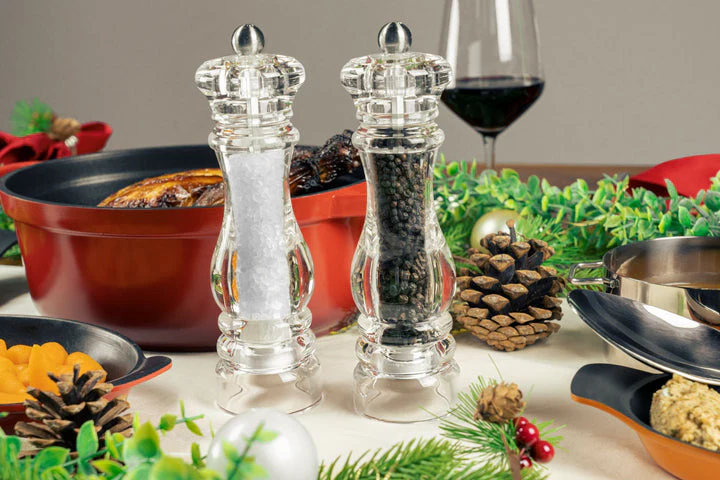 Gmill Acrylic Pepper Mill Clear 17cm - Image 2