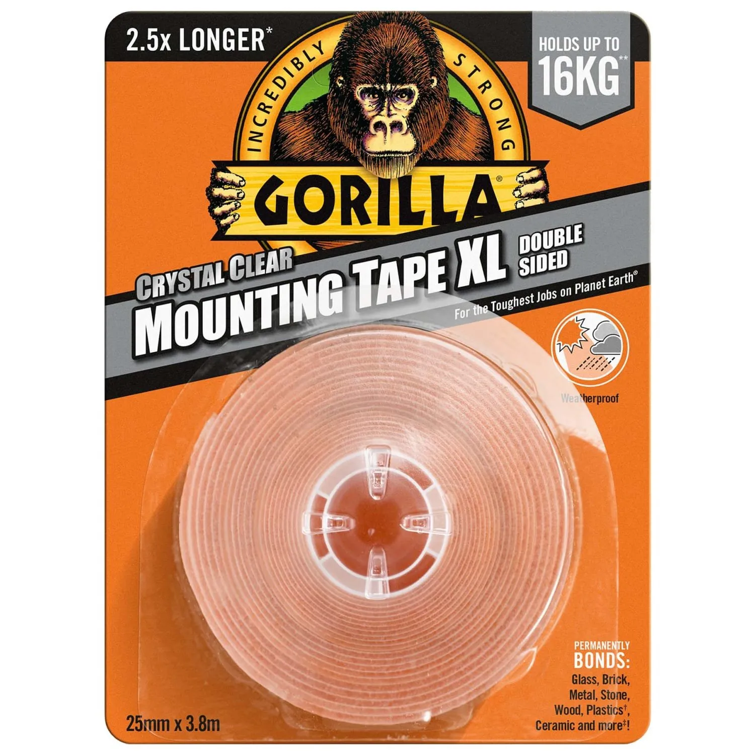 Gorilla Heavy Duty Mounting Tape XL 3.8m