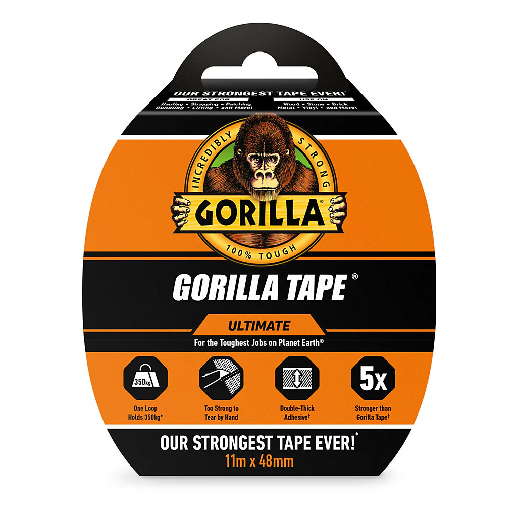 Gorilla Tape Ultimate Black 11m
