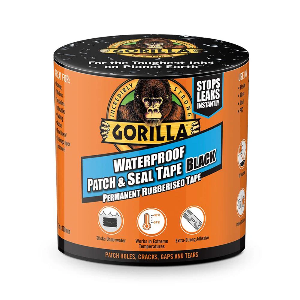 Gorilla Waterproof Patch Black
