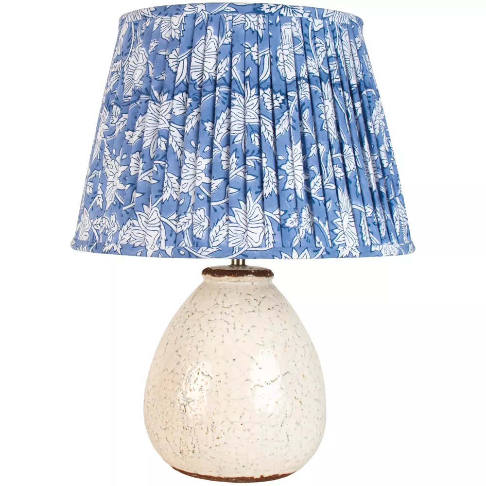 Grand Illusions Lampshade Floral Blue 35cm