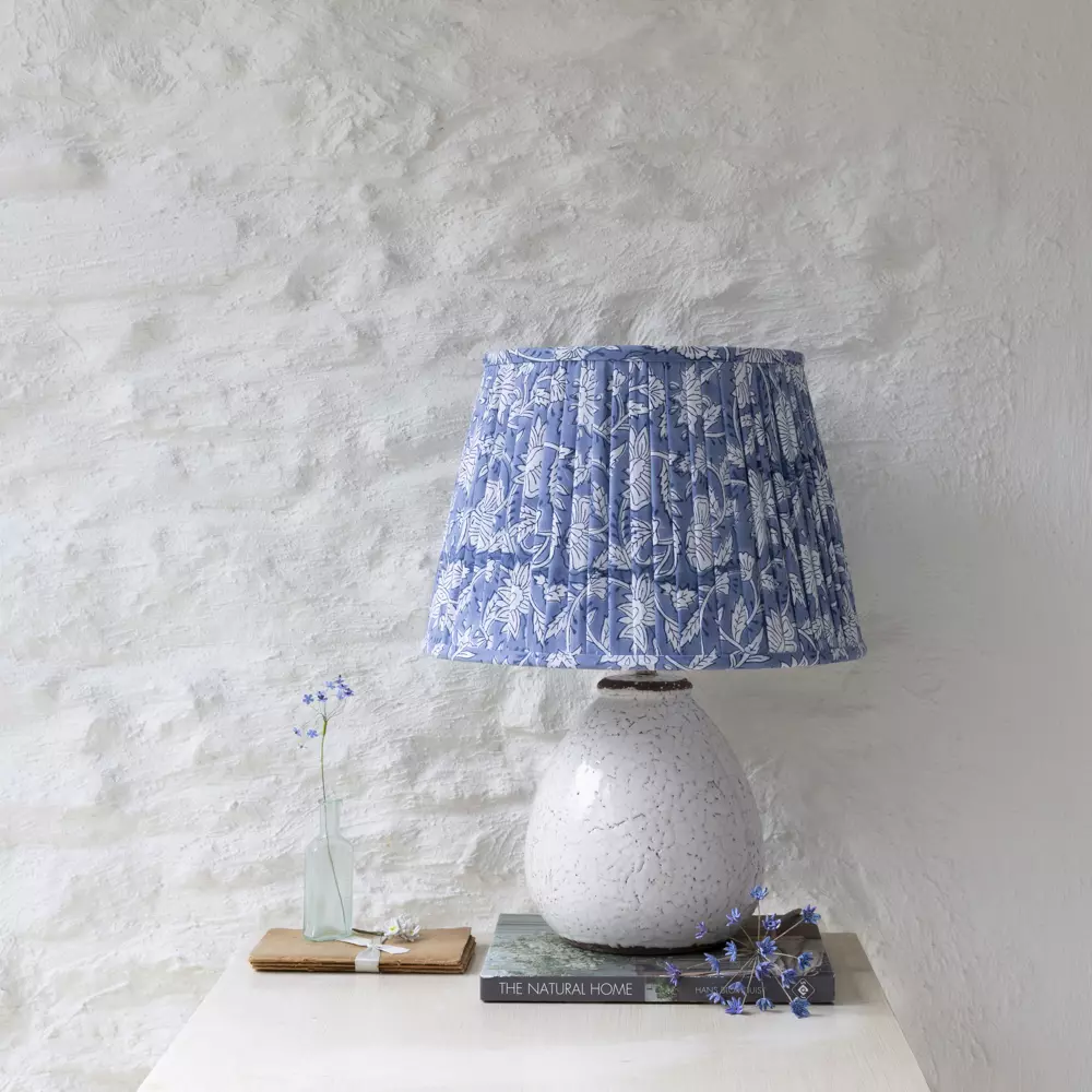 Grand Illusions Lampshade Floral Blue 35cm - Image 5