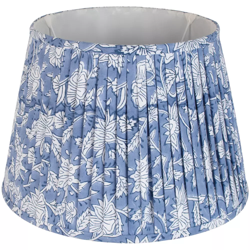 Grand Illusions Lampshade Floral Blue 35cm - Image 6