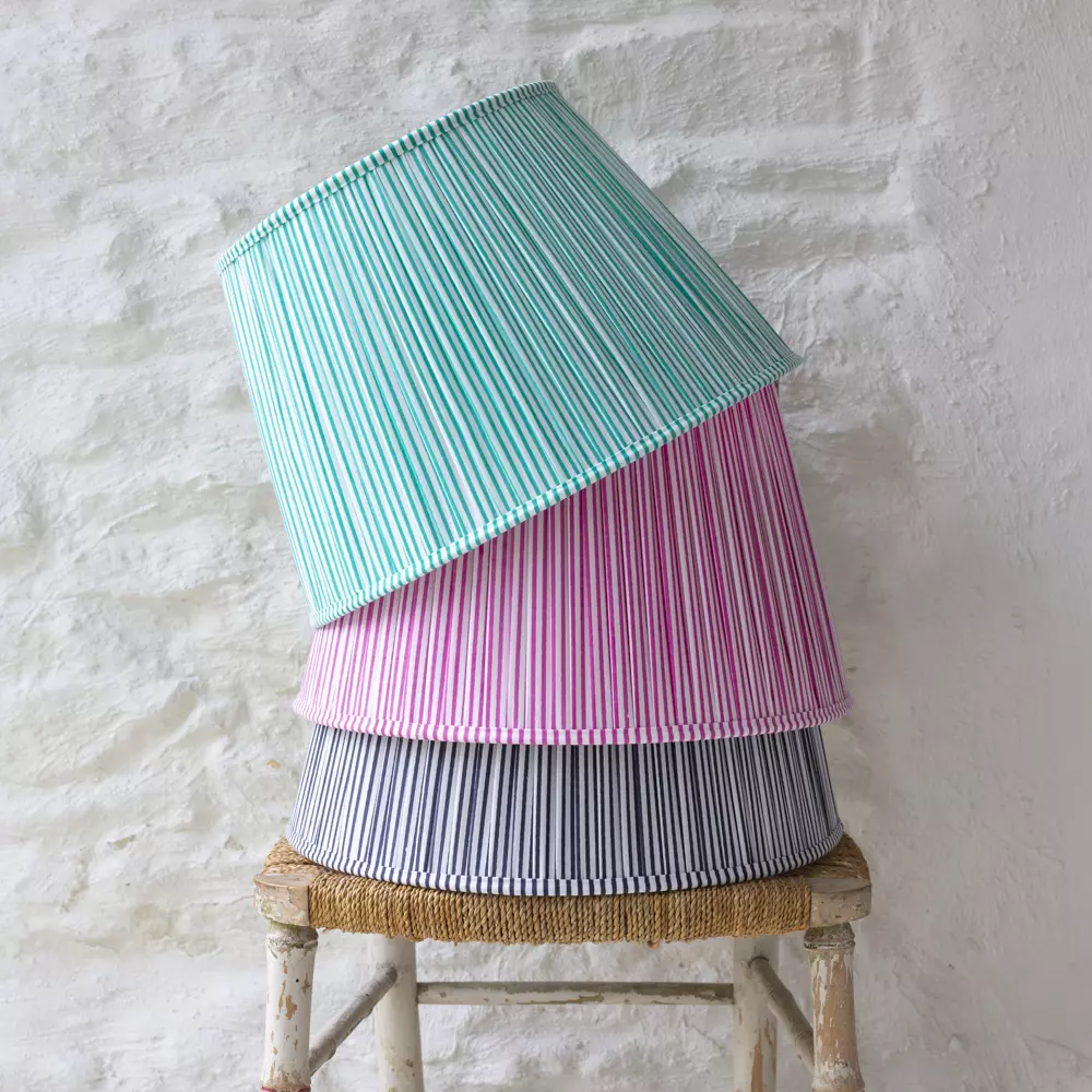 Grand Illusions Lampshade Stripe Mint 40cm - Image 3