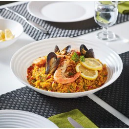 Harena White 20cm Soup Bowl - Image 2
