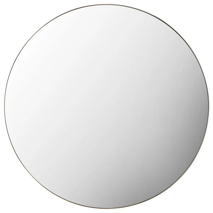 Hayle Round Mirror - Champagne