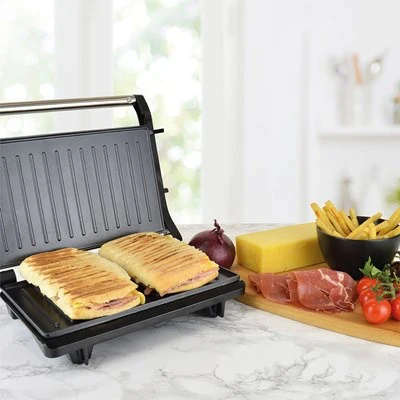 KitchenPerfected Health Grill and Panini Press - Black Steel - Image 3