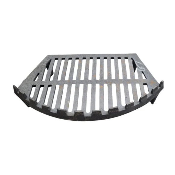 Heavy Duty Cast Iron 20 Inch Round Front Fire Grate with Legs - Image 2
