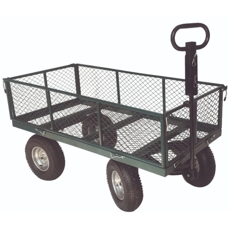 Heavy Duty Steel Utility Garden Cart 350kg 48in X 24in