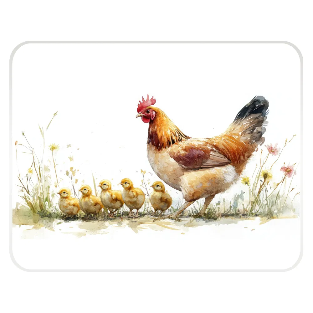 Hen and Chicks Medium Worktop Protector