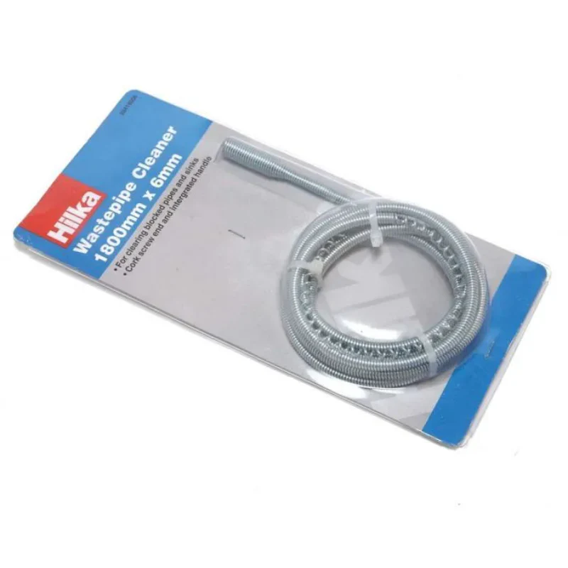 Hilka Waste & Drain Pipe Cleaner 1.8m x 6mm